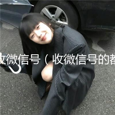 收微信号(收微信号的都是干嘛的)